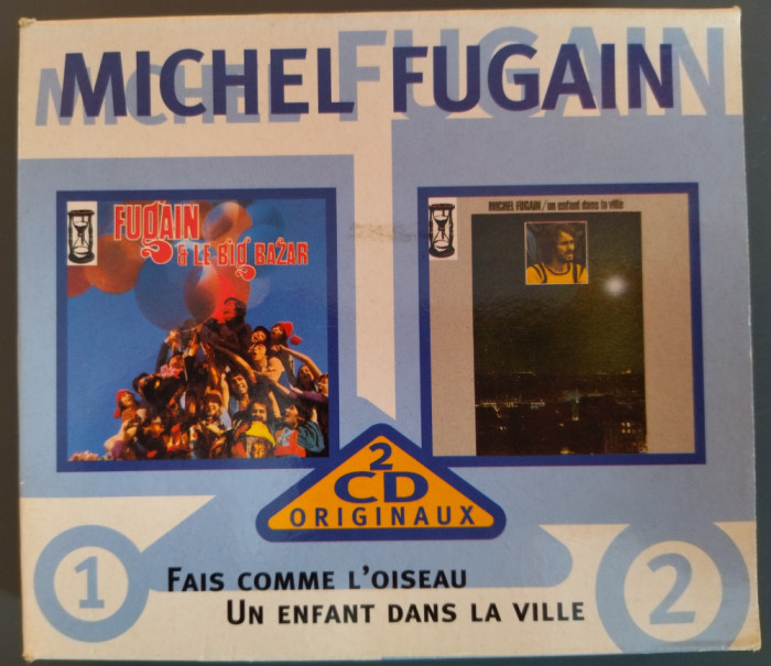 2CD-SET:MICHEL FUGAIN: FAIS COMME L&#039;OISEAU/UN ENFANT DANS LA VILLE/1972-1971/CBS