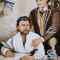 Tablou Mihai Eminescu si Ion Creanga semnat Cimpoesu.