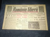 ZIARUL ROMANIA LIBERA 10 OCTOMBRIE 1945