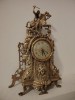 Superb ceas de șemineu din bronz masiv Baroc ,piesa cu o lucrătură de o foarte mare finețe ,mecanism Quartz