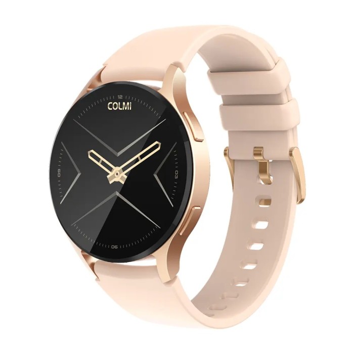 COLMI i28 Ultra Gold , Smartwatch 1.43, AMOLED Always-On, AI GPT Assistant, Bluetooth 5.3, Prayer Times, IP68 Waterproof, Android iOS