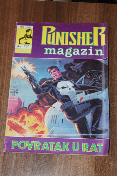 Punisher magazin Povratak urat - benzi desenate limba croata 1990