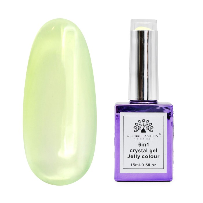 Cristal Gel pentru construcție Gel 6 &icirc;n 1, Jelly Colour Gel,15 ml, 6602