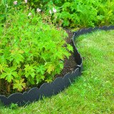 Nature Borduri de gradina, 0,13 x 12 m, 3 mm, negru GartenMobel Dekor, vidaXL