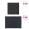 Gossi set de prosoape, 20 buc., negru si gri, bumbac