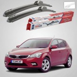 Cumpara ieftin Ștergătoare Kia Ceed I ED Facelift 2009-2012 | Set Față Flat &ndash; TeamCar&reg;