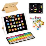 Tabla Magnetica Educationala Din Lemn ECOTOYS cu Cifre si Imagini, Joc Montessori, +3 Ani