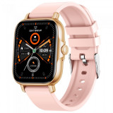 Cumpara ieftin Smartwatch iHunt Watch 10 Titan Gold, 1.95 , Functii vitale, Asistent vocal, NFC multifunctional, Apel bluetooth, IP67, 200mAh