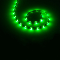 Banda LED 30 diode 5050 smd, 1 m, 600 mA, 12 V, culoare verde foto