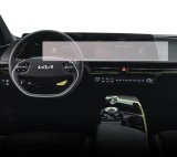 Folie protectie display navigatie si ceasuri de bord Duragon, din silicon, pentru Kia EV6 GT 2021+, transparenta, anti-shock, kit instalare