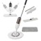 Set Mop 3 in 1 cu Pulverizator , mop Rotund si Plat din Bumbac, Racleta pentru Geam - Dreamramp Curatenie Eficienta intr-un Singur Set