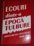 Ecouri dintr-o epoca tulbure : documente elvetiene