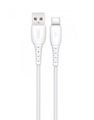 Cablu transfer date si incarcare XO NB-P163 USB-A - USB-C 2.4A 1m, Alb