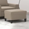 VidaXL Taburet, gri taupe, 60x50x41 cm, microfibră
