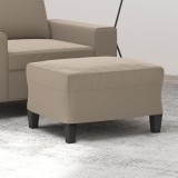 vidaXL Taburet, gri taupe, 60x50x41 cm, microfibră