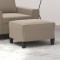 vidaXL Taburet, gri taupe, 60x50x41 cm, microfibră