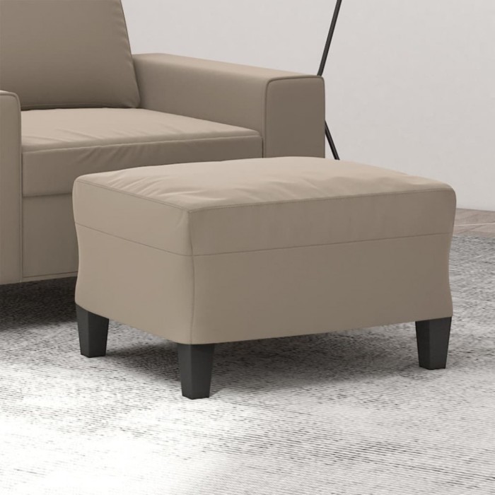 vidaXL Taburet, gri taupe, 60x50x41 cm, microfibră