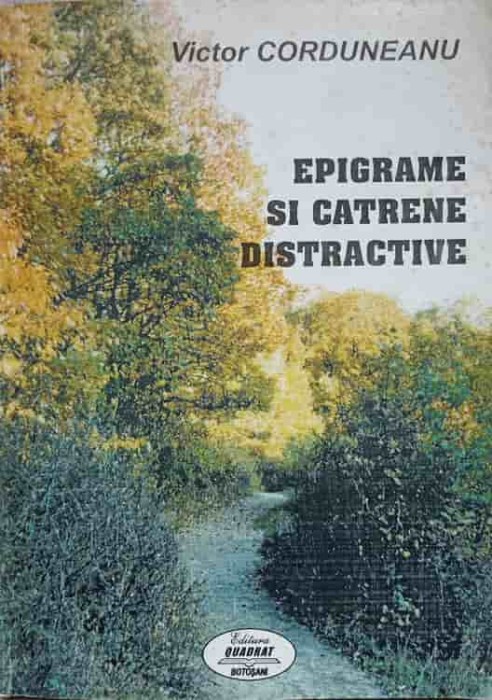 EPIGRAME SI CATRENE DISTRACTIVE-VICTOR CORDUNEANU-236594