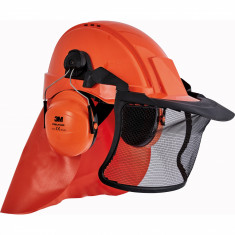 Set protectie fonica, vizuala si protectia capului, 3M Peltor G2000DORU31V1A-01, forestier, portocaliu foto