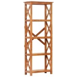 Cumpara ieftin Biblioteca, 60x30x160 cm lemn masiv acaciacu finisaj tip miere