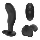 Plug anal cu vibrație cu telecomandă 7 moduri 10 cm