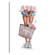 Tablou Canvas, Tablofy, Chanel Bag, Printat Digital, 40 &times; 50 cm