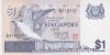 Bancnota Singapore 1 Dolar (1976) - P9 UNC ( vezi descriere )