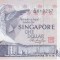 Bancnota Singapore 1 Dolar (1976) - P9 UNC ( vezi descriere )