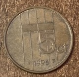 C50 - Moneda foarte veche - Olanda - 5 centi - 1996