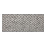Covor Traversa Gri cu Model Reliefat, 130x80cm, CMCLASS