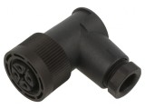 Conector M18 Mamă 250V 5A IP67 4 PIN 16AWG