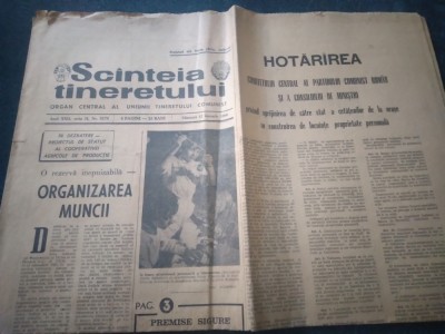 ZIARUL SCANTEIA TINERETULUI 12 IANUARIE 1966 foto