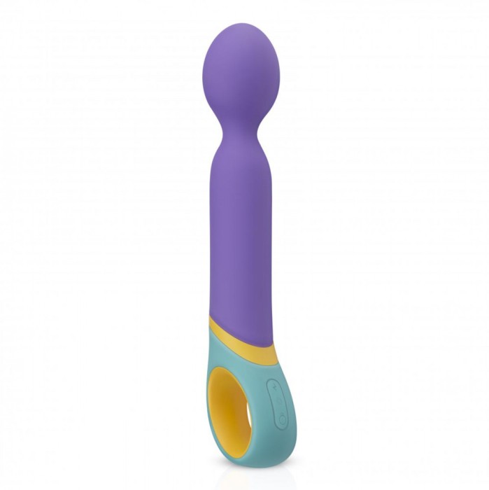 Vibrator Wand Base, 11 Moduri Vibratii, Silicon, USB, 24 cm