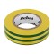 Banda izolatoare 0.13X19X20YD galben verde REBEL