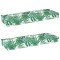vidaXL Set de perne pentru palet 2 pcs model frunze 120 x 40 x 8 cm 42001706