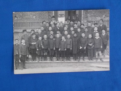 FOTOGRAFIE TIP CARTE POSTALA : AMINTIRI CL. I-A , LICEUL MIHAIU VITEAZUL , 1930 foto