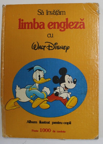 SA INVATAM LIMBA ENGLEZA CU WALT DISNEY, 1994 * DEFECT COTOR