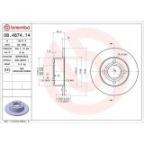 Set disc frana Audi 100 C3 08.82-11.90, 80 B3 06.86-10.91, 80 B4 09.91-01.96, 90 B2 (813 814 853) 08.84-07.88, 90 B3 (893 894 8a2) 04.87-09.91, Cabri