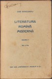 C954 Literatura rom&acirc;nă modernă de Ovid Densușianu, volumul II, 1929