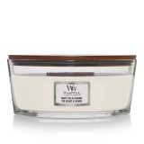 WoodWick White Tea Jasmine Candle - Lumanare parfumata, 453.6 gr