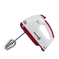 Mixer de mana, Hausberg HB-4112RS, Alb/Rosu, 250 W, 7 viteze foto