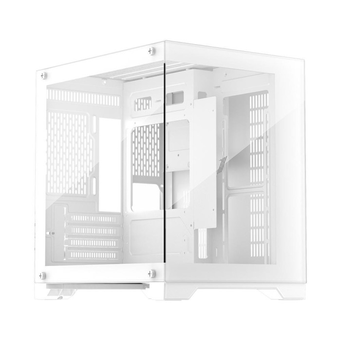 Carcasa 1stplayer mv5 tp cube tower alb tempered glass sloturi expansiune 4 drive bays: 1x3.5hdd
