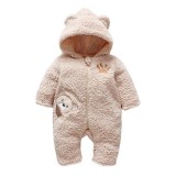 Combinezon crem plusat - Dear Baby (Marime Disponibila: 6-9 luni (Marimea 19, Superbaby