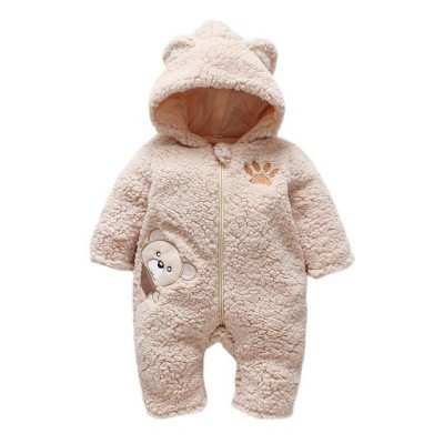 Combinezon crem plusat - Dear Baby (Marime Disponibila: 6-9 luni (Marimea 19 foto