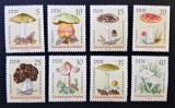 Ciuperci Otrăvitoare Europene - R.D. Germania (DDR) 1974 - Set Complet 8 Timbre Individuale Europ&auml;ische Giftpilze (Nefolosit / MNH) CP1_II