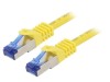 Patch Cord S/FTP Cat 6a Cu LSZH Galben 2m, Logilink