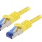 Patch Cord S/FTP Cat 6a Cu LSZH Galben 2m