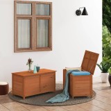 Cumpara ieftin Cutie de perne de exterior maro 100x50x56 cm lemn masiv brad