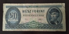 Bancnota Ungaria - 20 Forint 1975