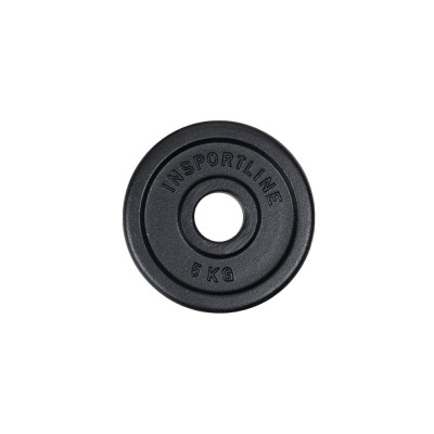 Disc Greutate fier inSPORTline Castblack OL 5kg/50mm FitLine Training foto